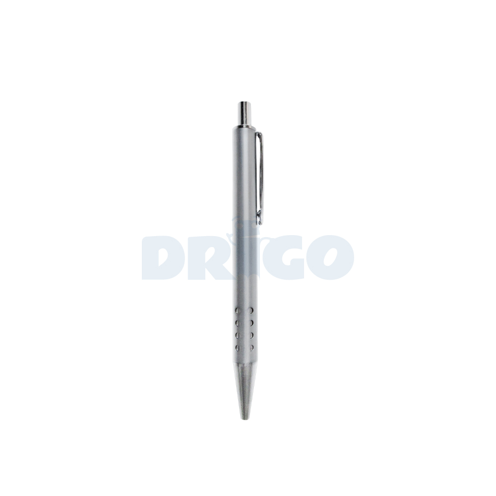 Lapicero Metalico de Sistema Retractil