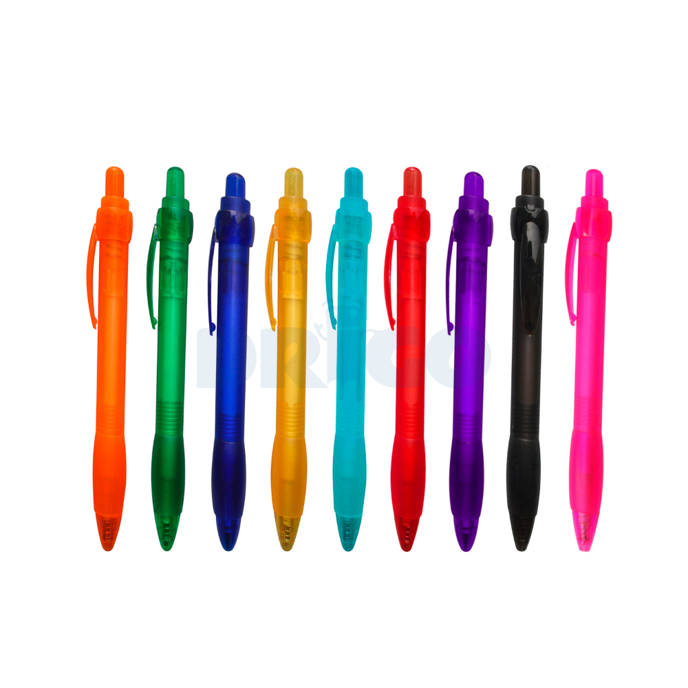 Lapicero Retráctil Multicolor de Tinta Azul