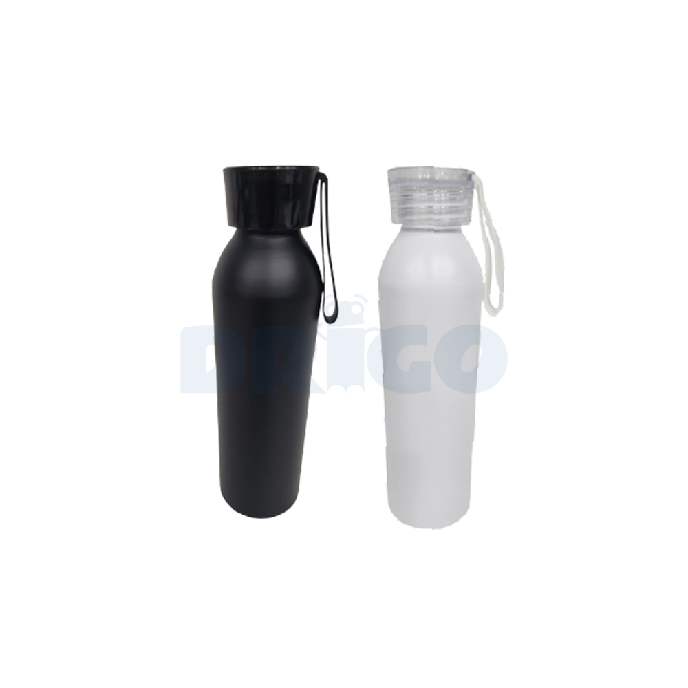Tomatodo de Aluminio Mate 650ml con Tapa Plástica
