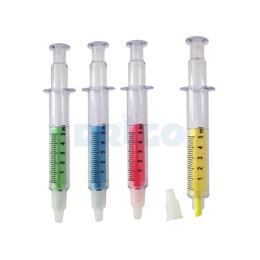Set de 4 Resaltadores de Cuerpo Delgado
