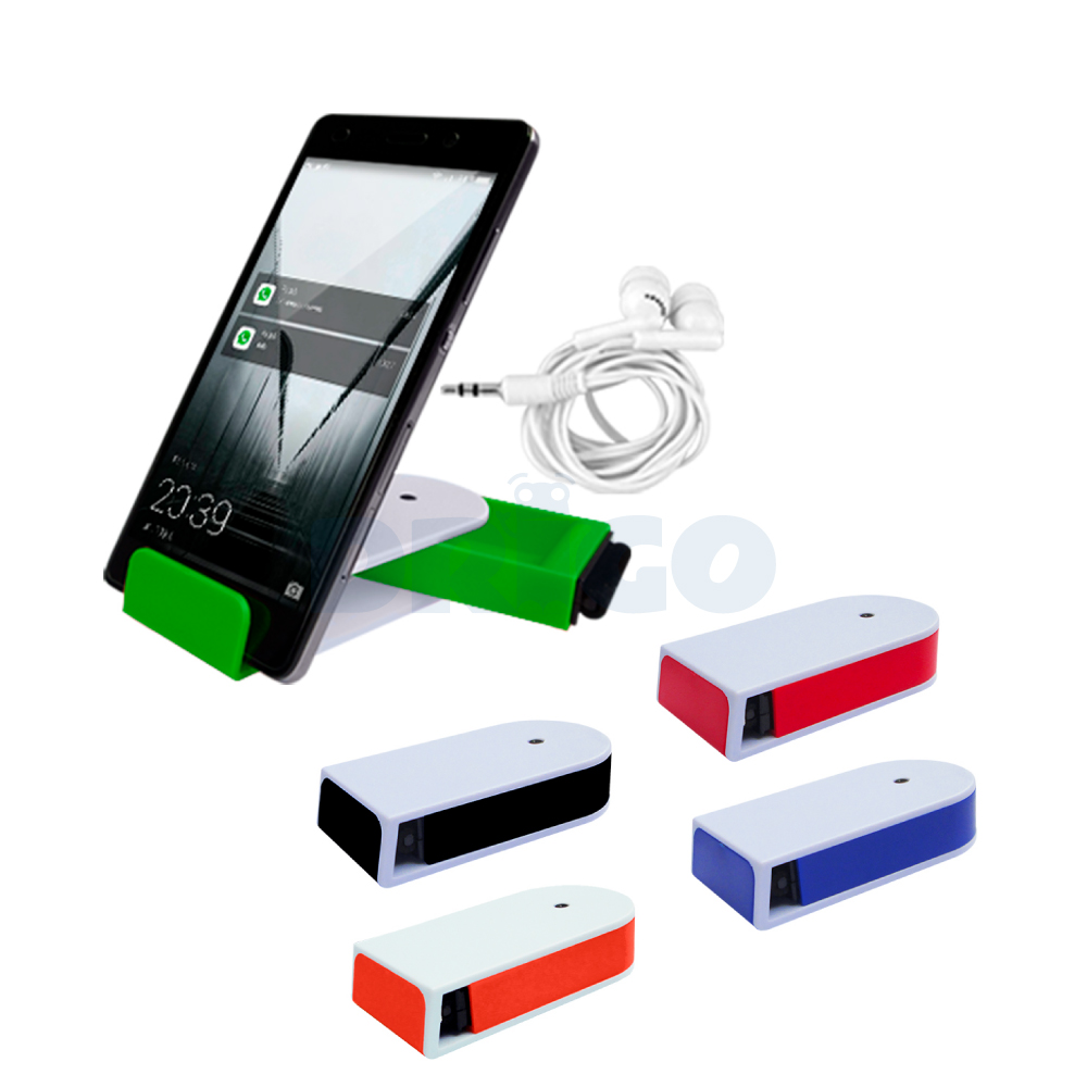 Porta Celular de Plástico con Audífonos