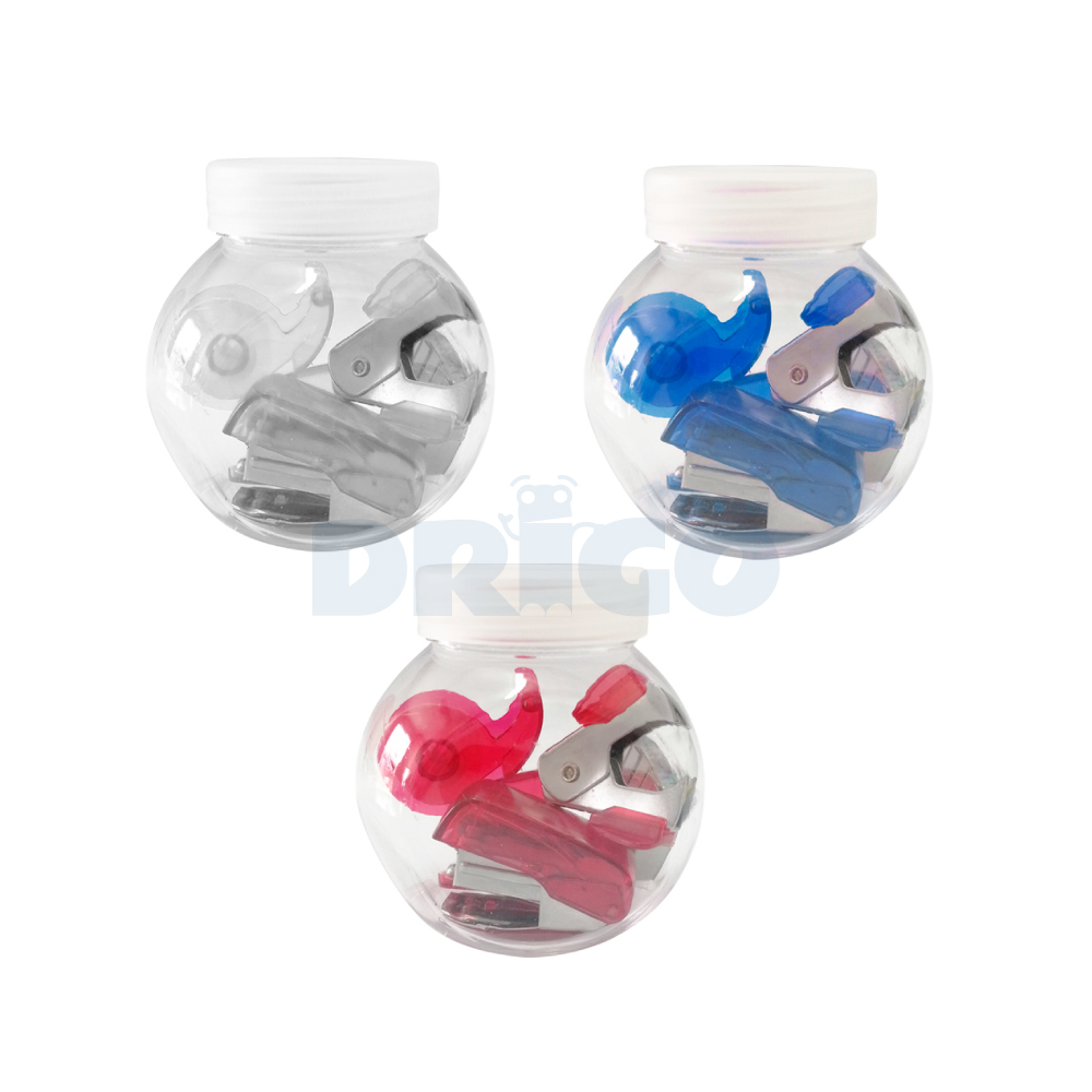 Kit de Oficina Portátil con Engrapadora y Perforadora