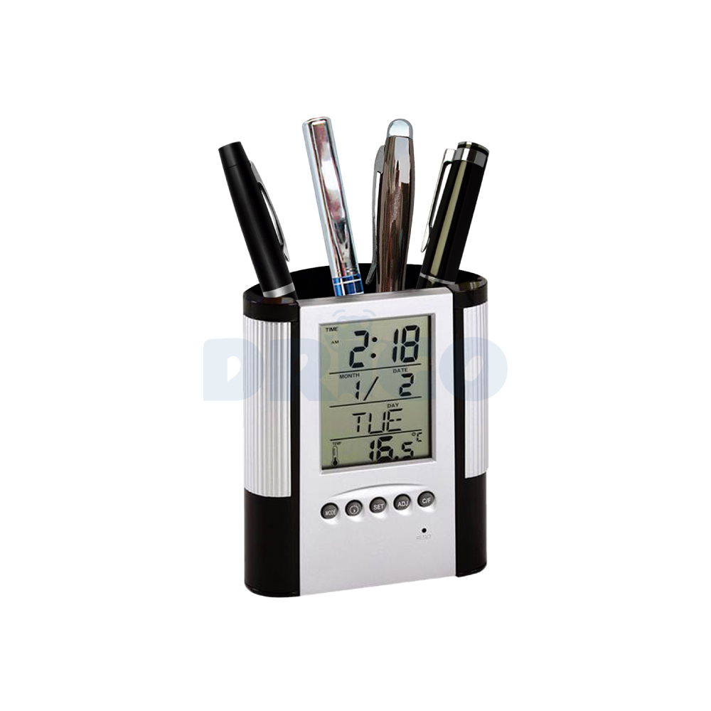 Portalapicero de Plástico con Reloj Frontal