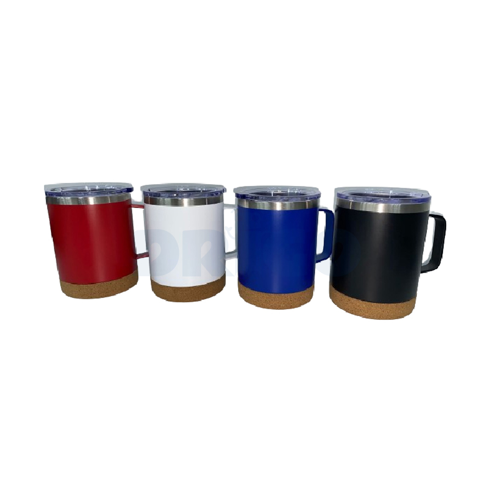 Tomatodo de Acero Inoxidable 350ml con Tapa de Corcho