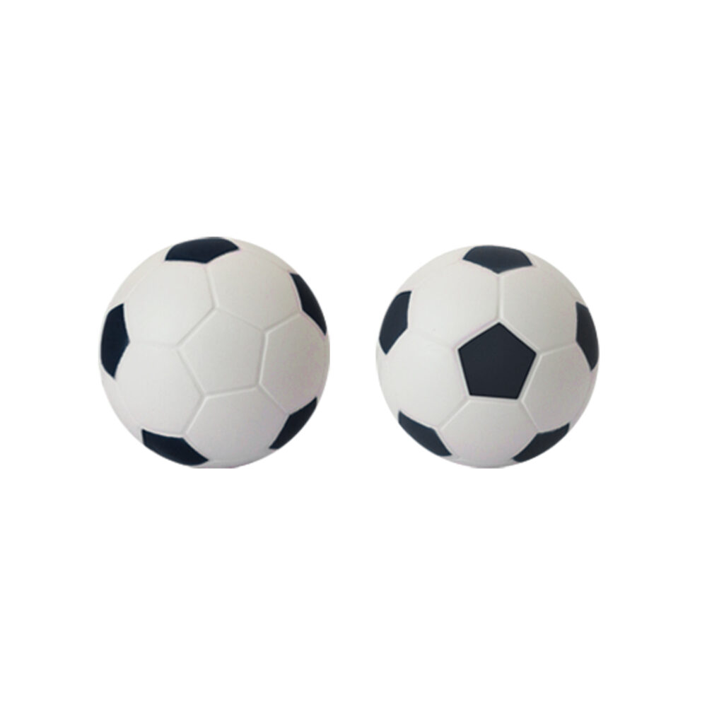 Balón Antiestrés de Goma con Diseño de Fútbol