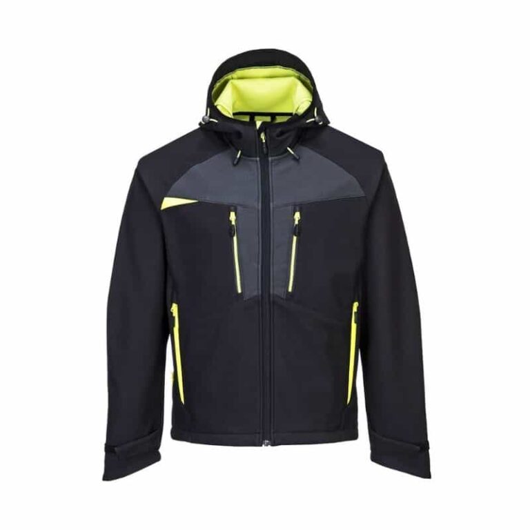 Casaca de Tela Softshell DX474 de Alta Visibilidad (3 capas)