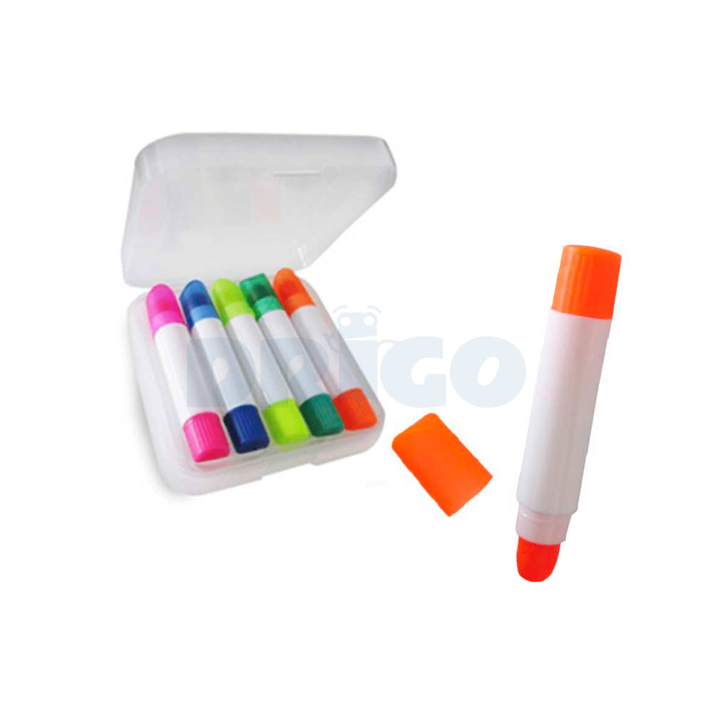 Set de Notas Adhesivas Cuadradas de 5 Colores