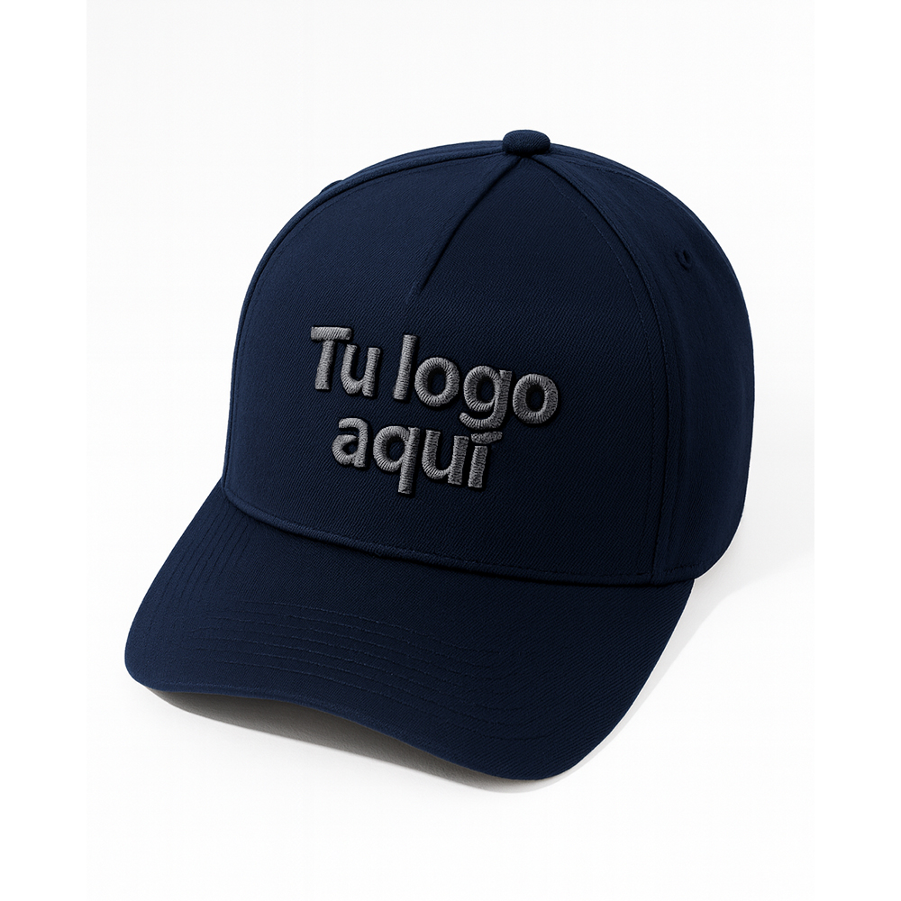 Gorra Corporativa Bordado 3D Drill 100% Algodón Creditex | 5 Paneles