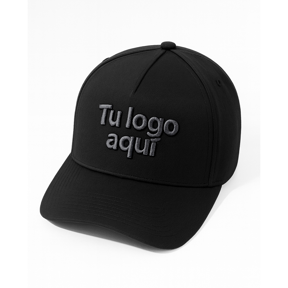 Gorra Corporativa Bordado 3D Drill 100% Poliéster | Tecnología Fortec 5 Paneles