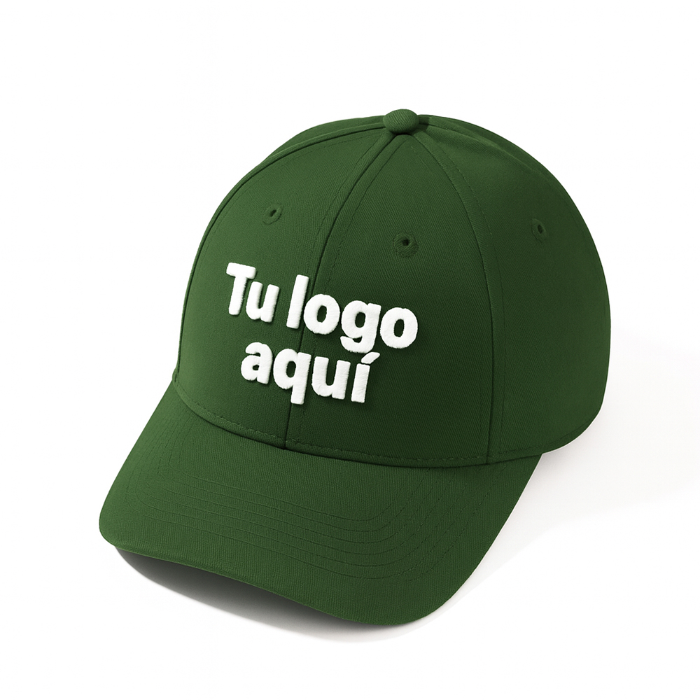 Gorra Corporativa Bordado 3D Drill 100% Algodón Nuevo Mundo 770 | 6 Paneles