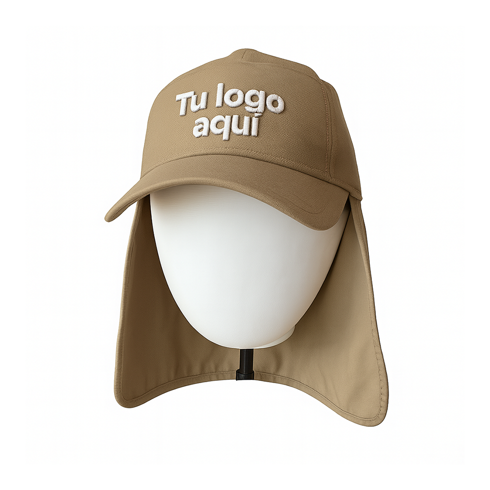 Gorra Corporativa Bordado Tapa Nuca Drill 100% Algodón