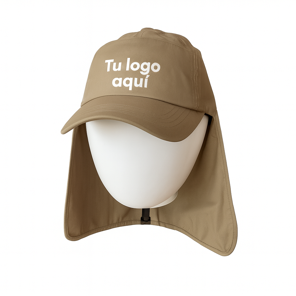 Gorra Corporativa Tapa Nuca Estampado Drill 100 % Algodón